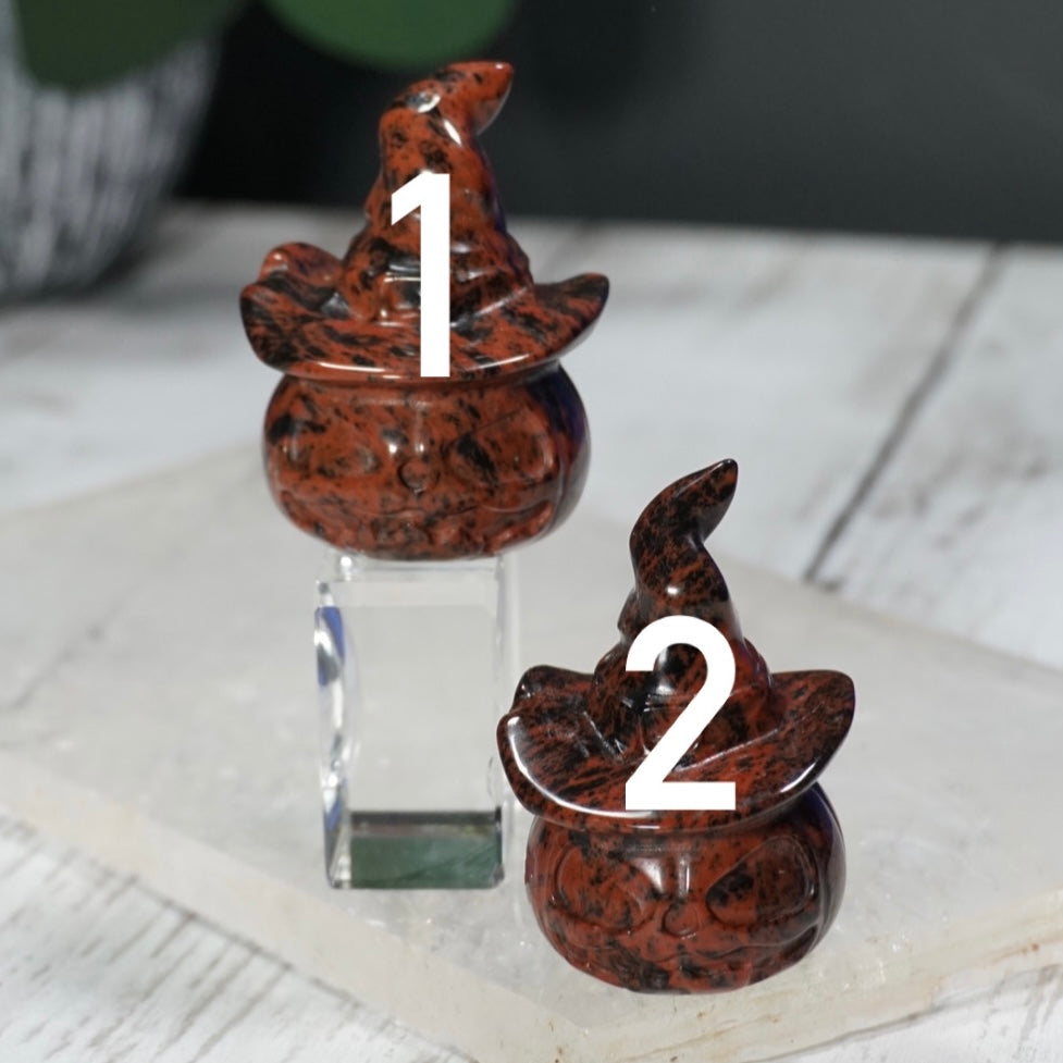 Witchy Crystal Jack O' Lanterns