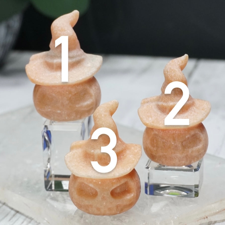 Witchy Crystal Jack O' Lanterns