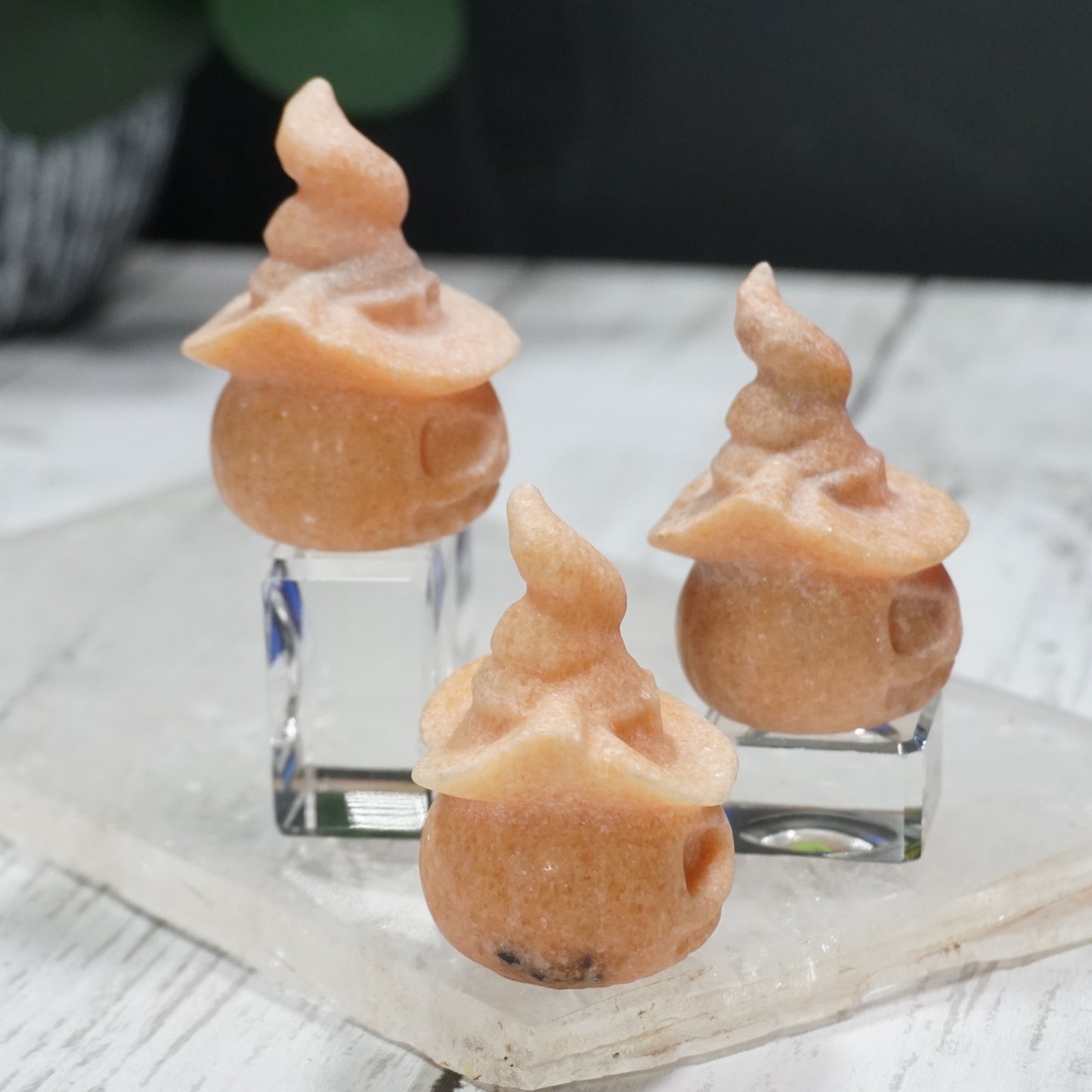Witchy Crystal Jack O' Lanterns