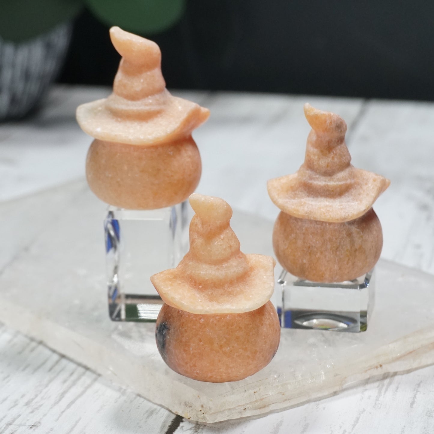 Witchy Crystal Jack O' Lanterns