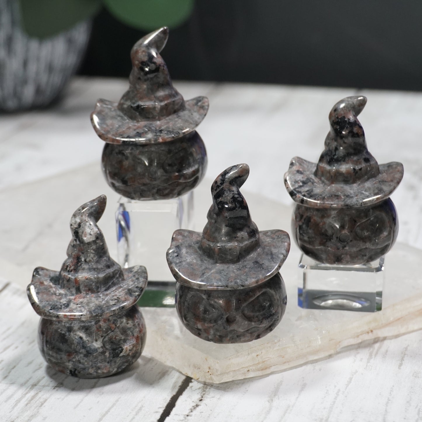 Witchy Crystal Jack O' Lanterns