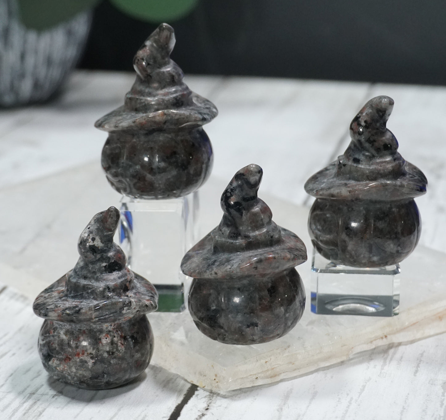Witchy Crystal Jack O' Lanterns
