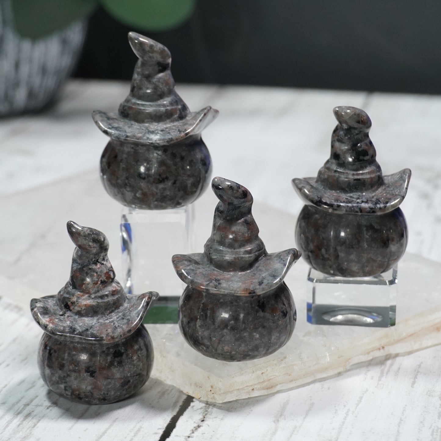 Witchy Crystal Jack O' Lanterns