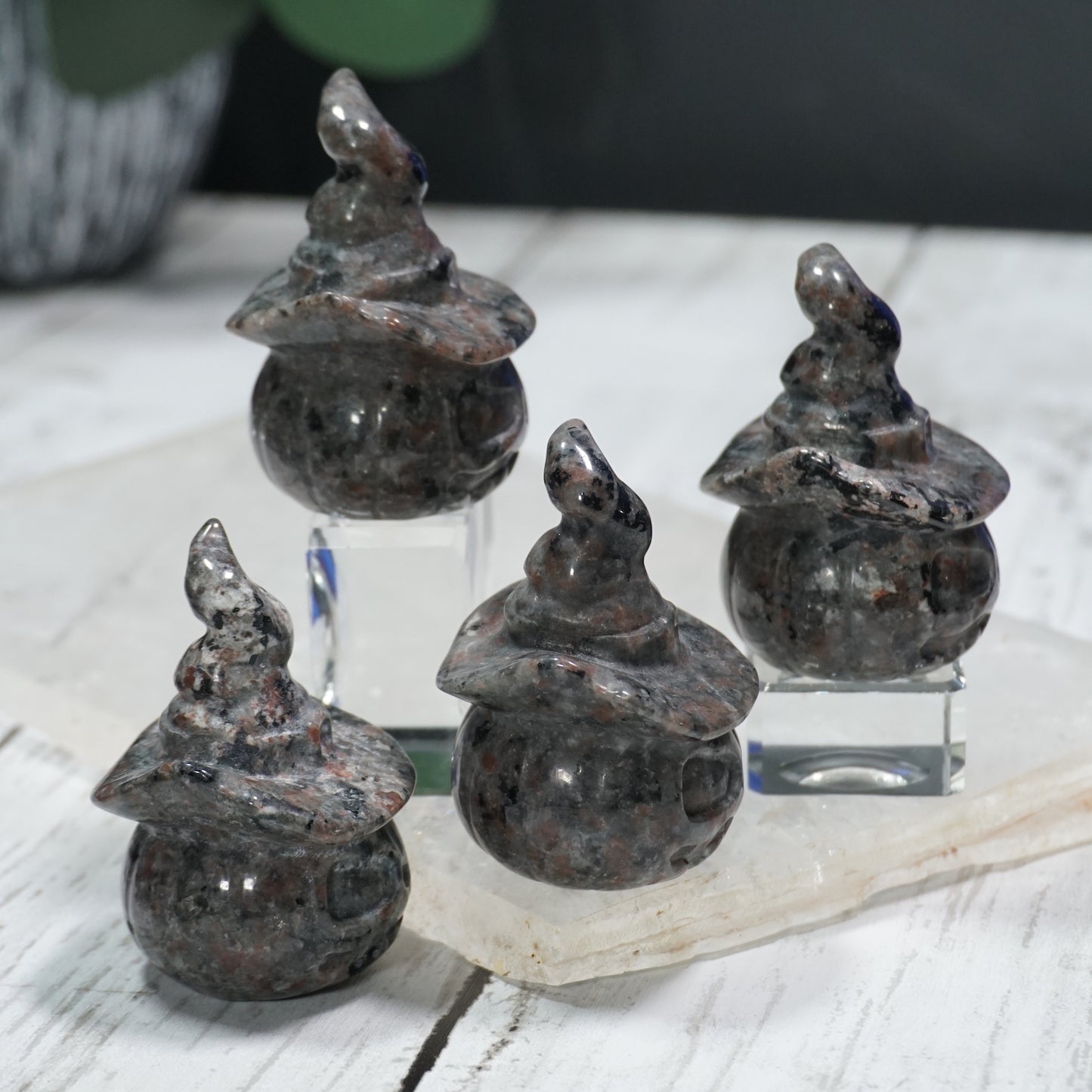 Witchy Crystal Jack O' Lanterns