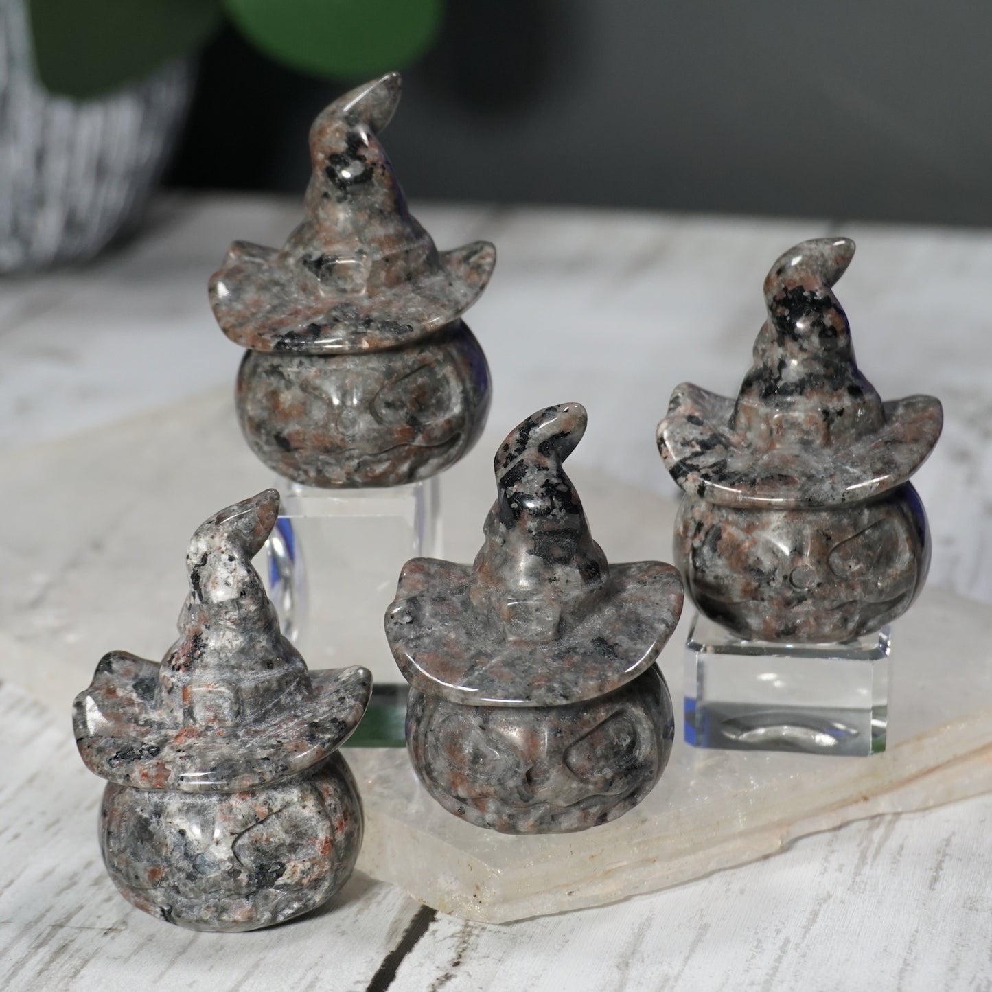 Witchy Crystal Jack O' Lanterns