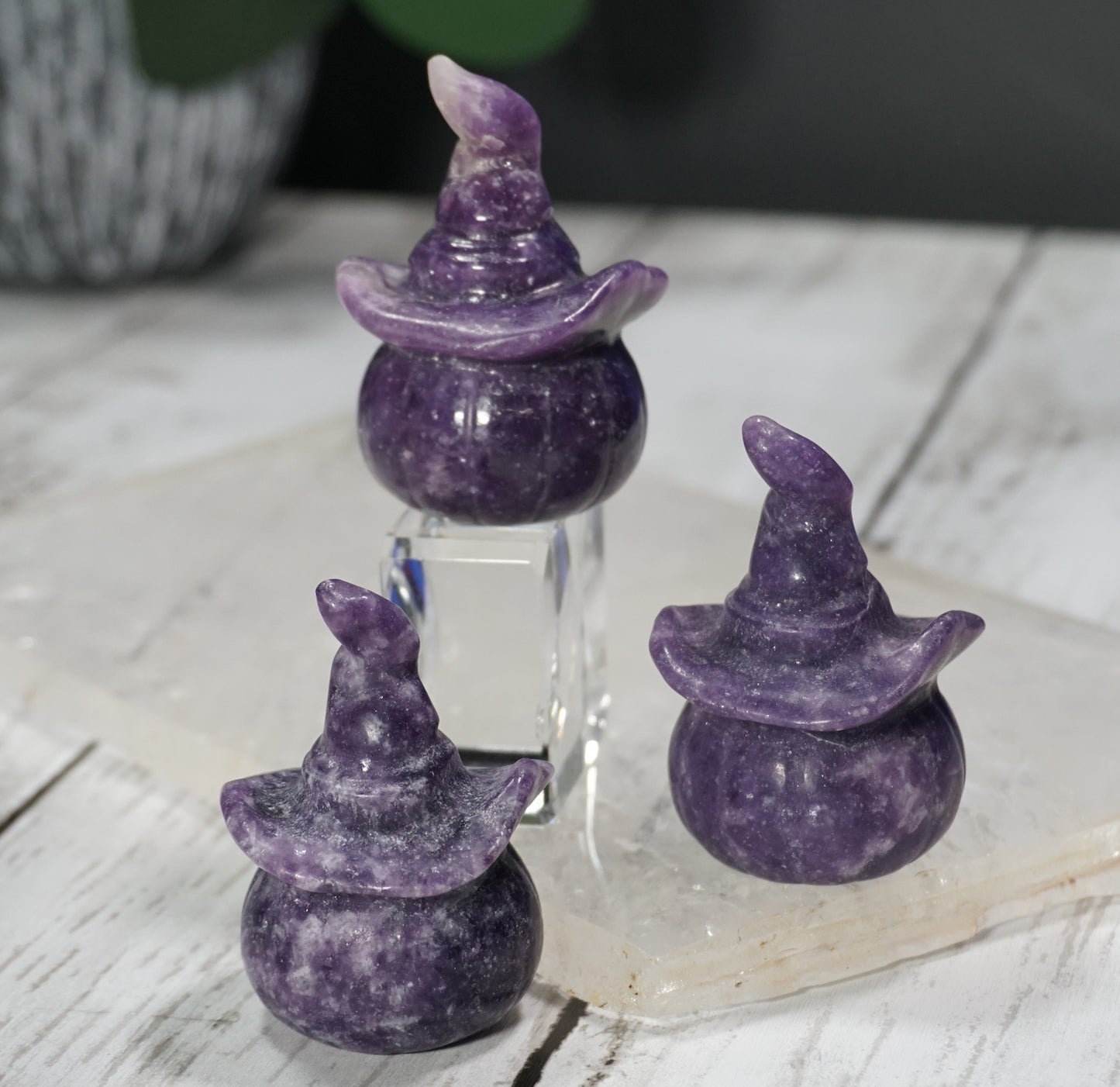 Witchy Crystal Jack O' Lanterns