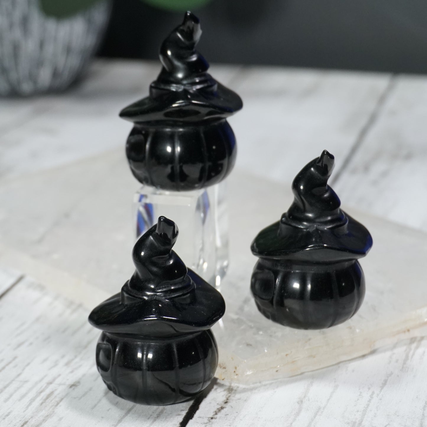 Witchy Crystal Jack O' Lanterns