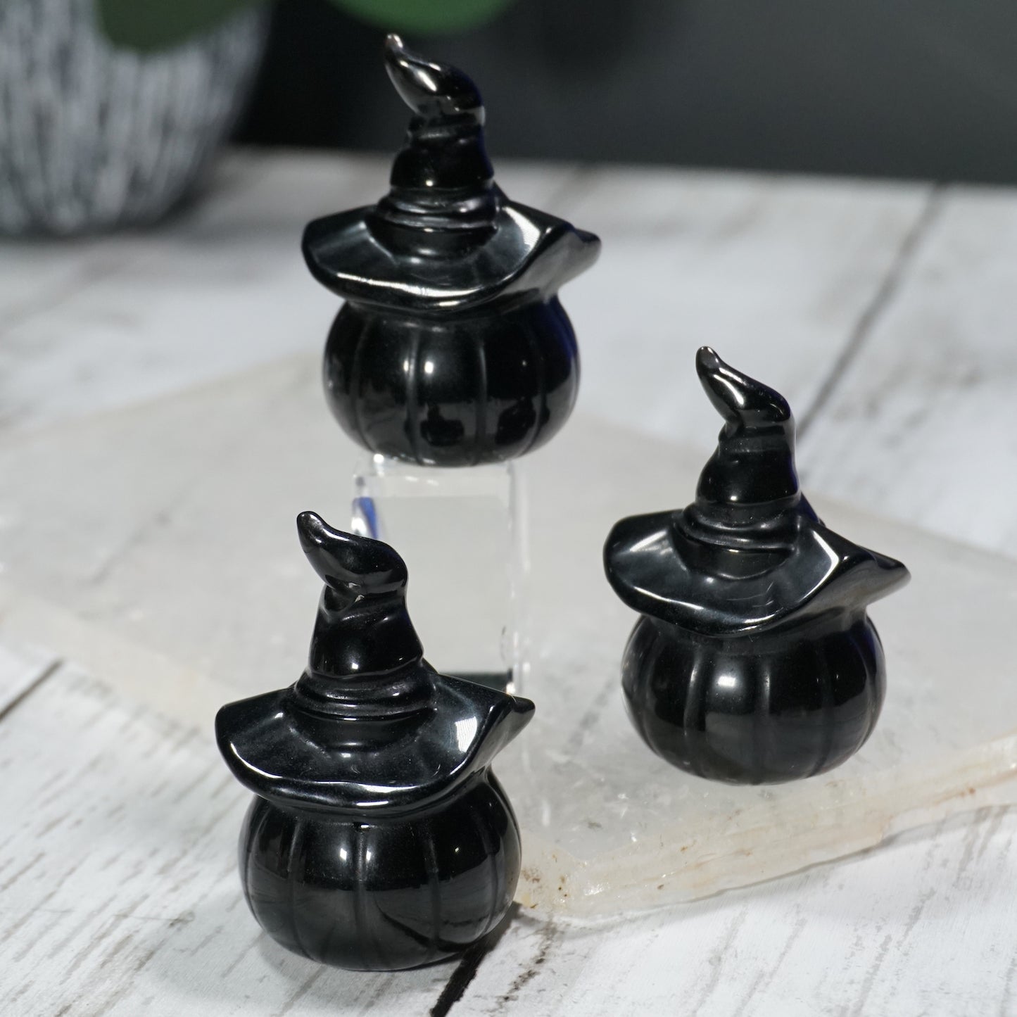 Witchy Crystal Jack O' Lanterns