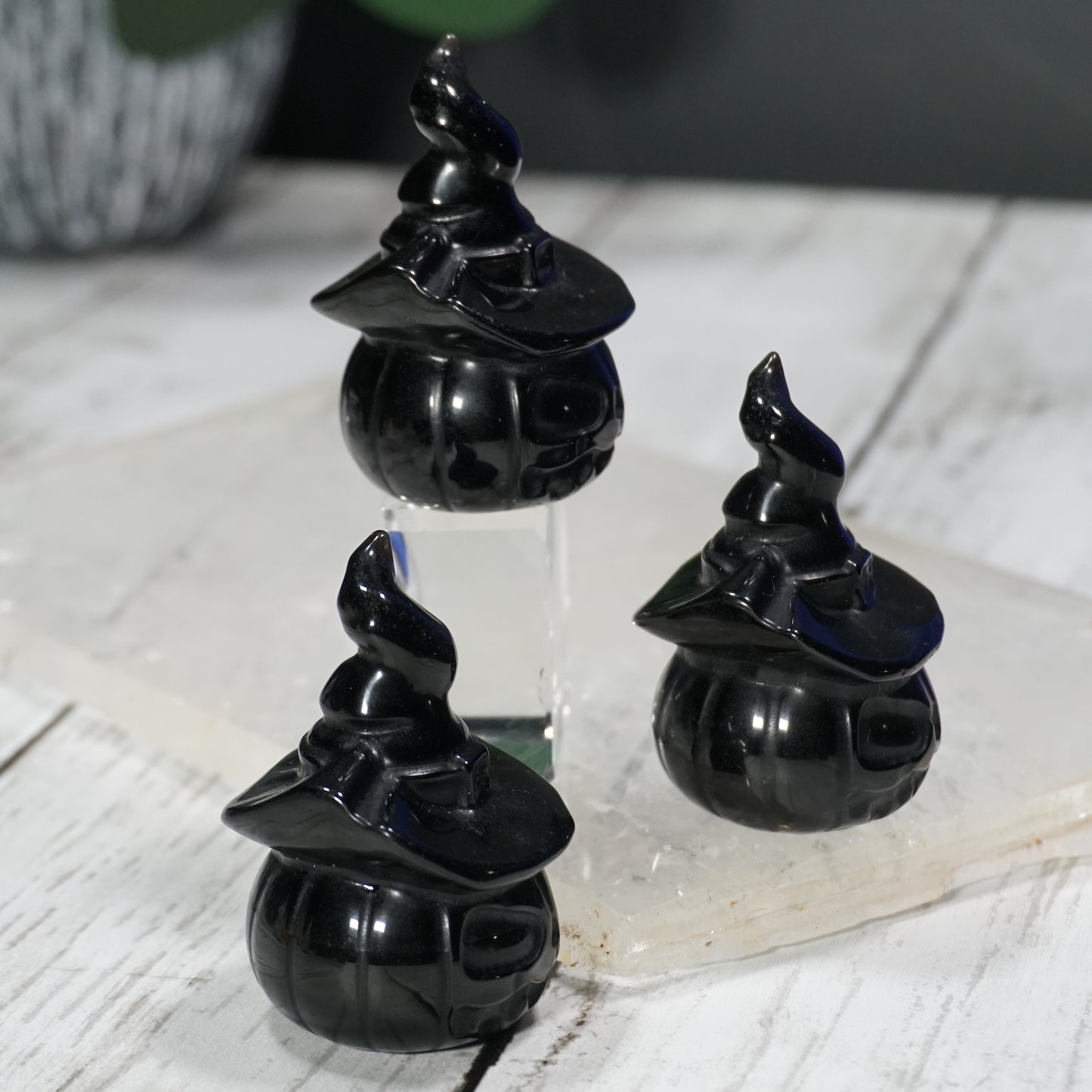 Witchy Crystal Jack O' Lanterns
