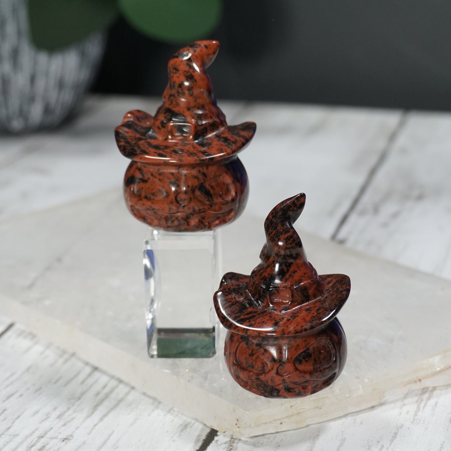 Witchy Crystal Jack O' Lanterns