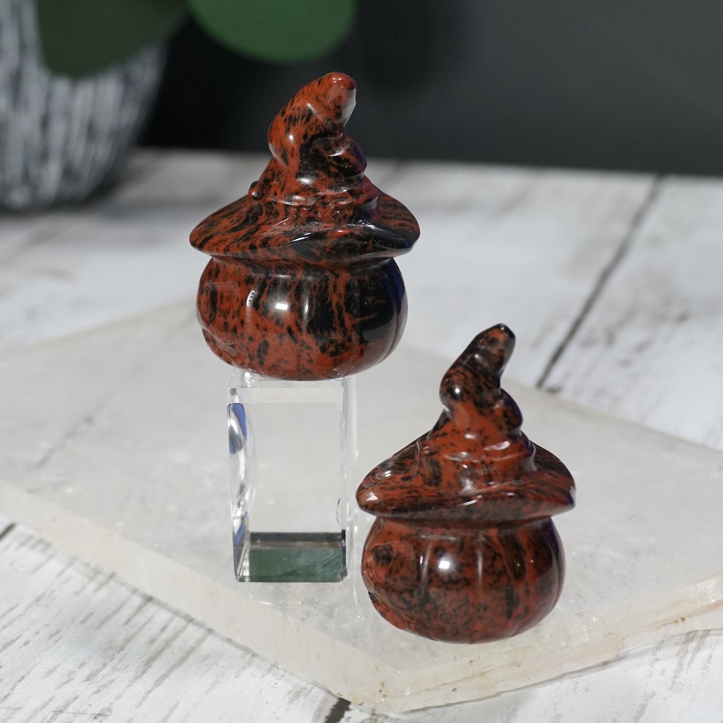 Witchy Crystal Jack O' Lanterns