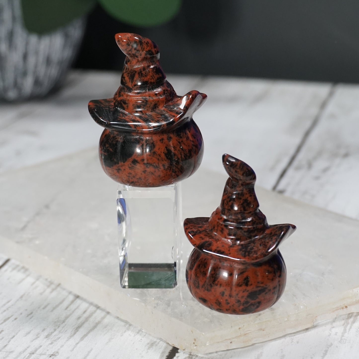 Witchy Crystal Jack O' Lanterns