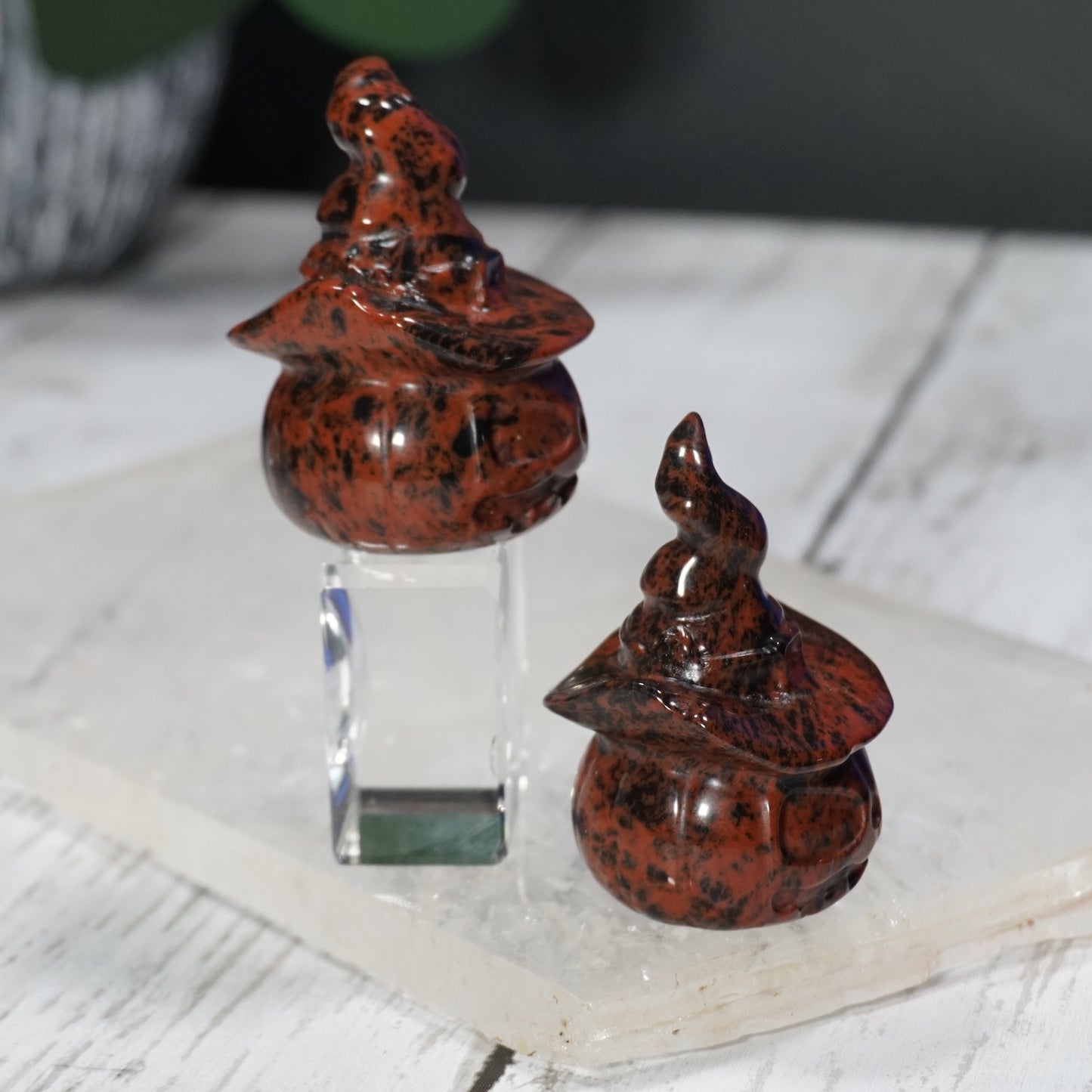 Witchy Crystal Jack O' Lanterns