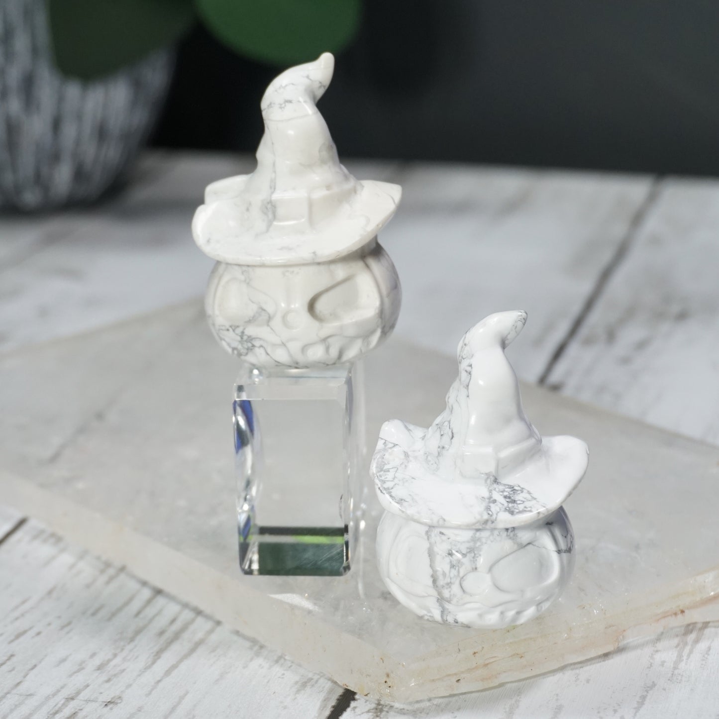 Witchy Crystal Jack O' Lanterns