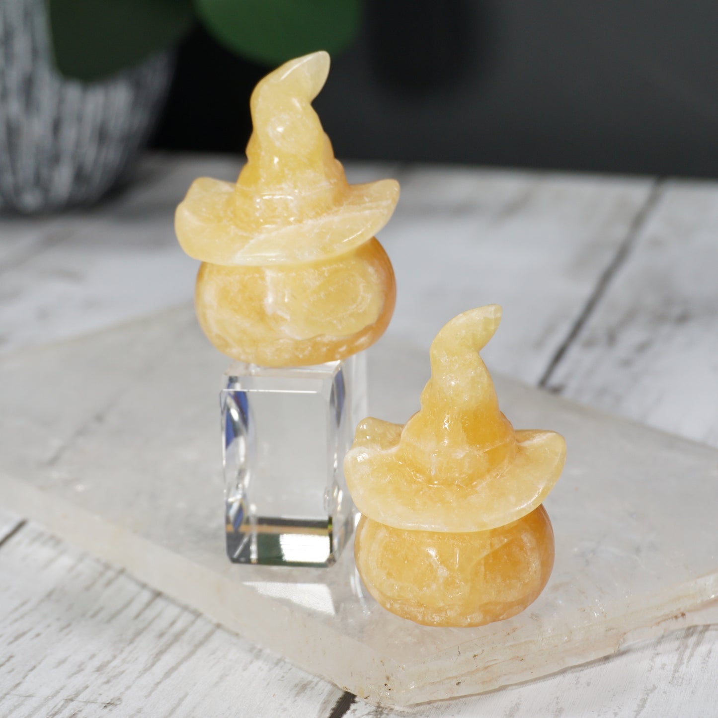 Witchy Crystal Jack O' Lanterns