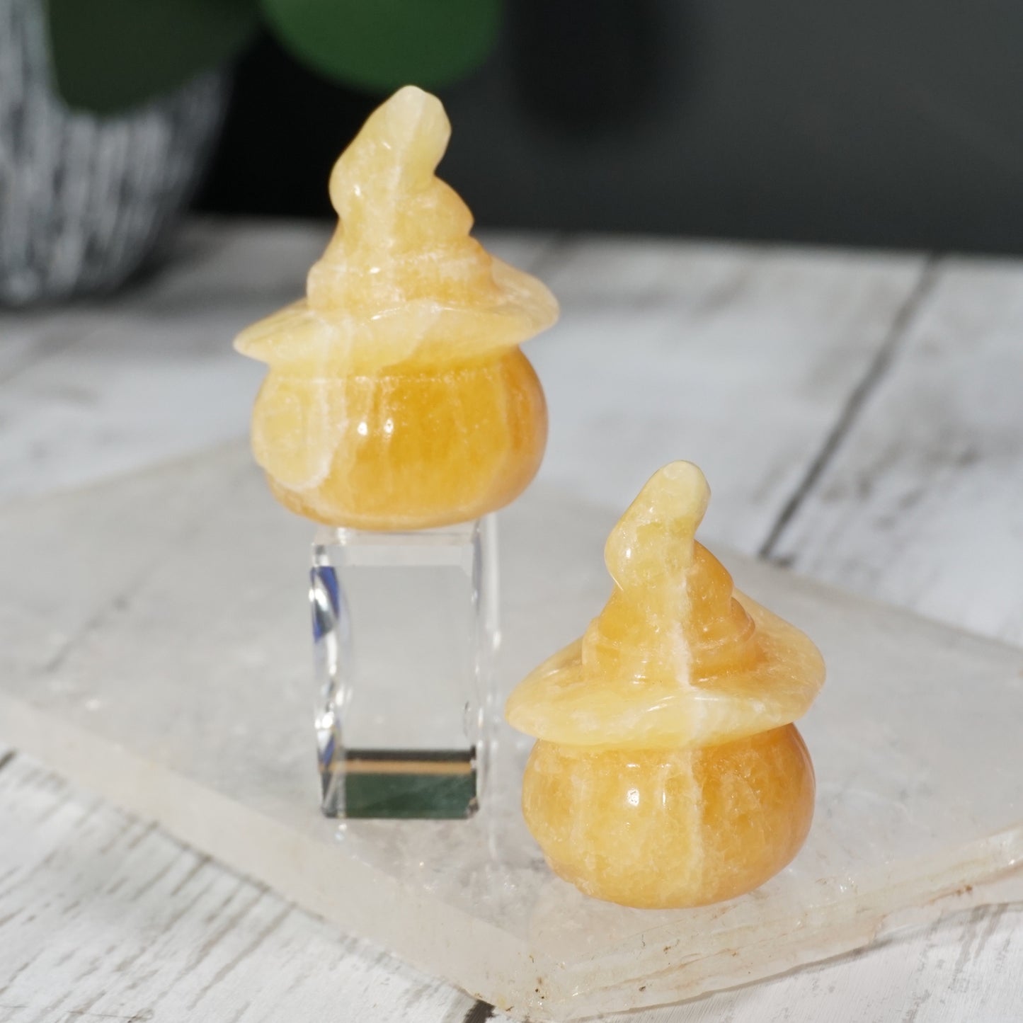 Witchy Crystal Jack O' Lanterns