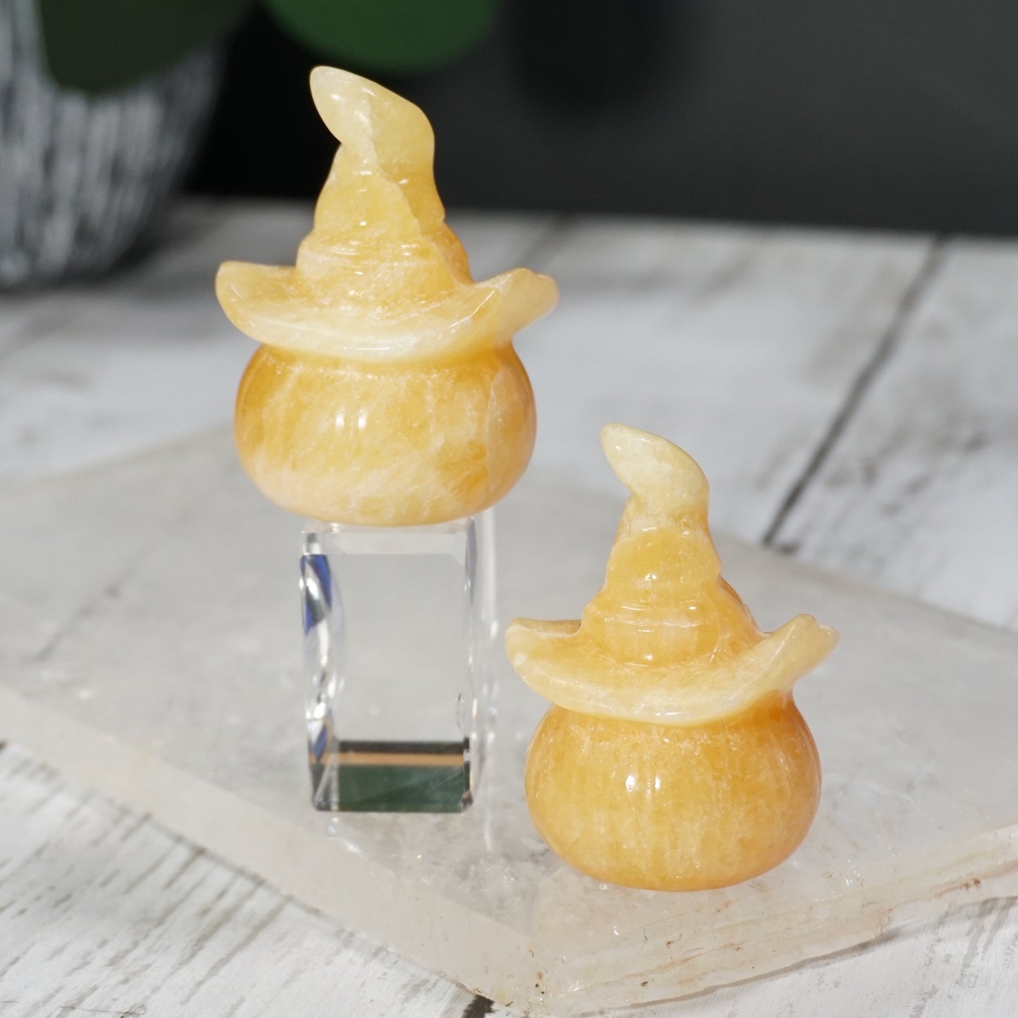 Witchy Crystal Jack O' Lanterns