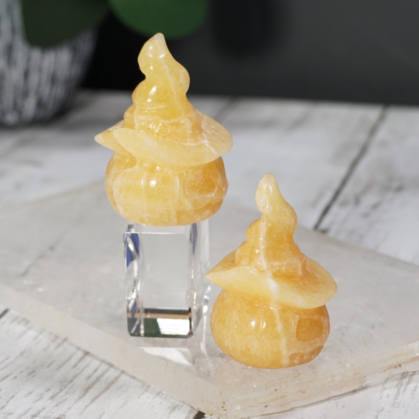Witchy Crystal Jack O' Lanterns