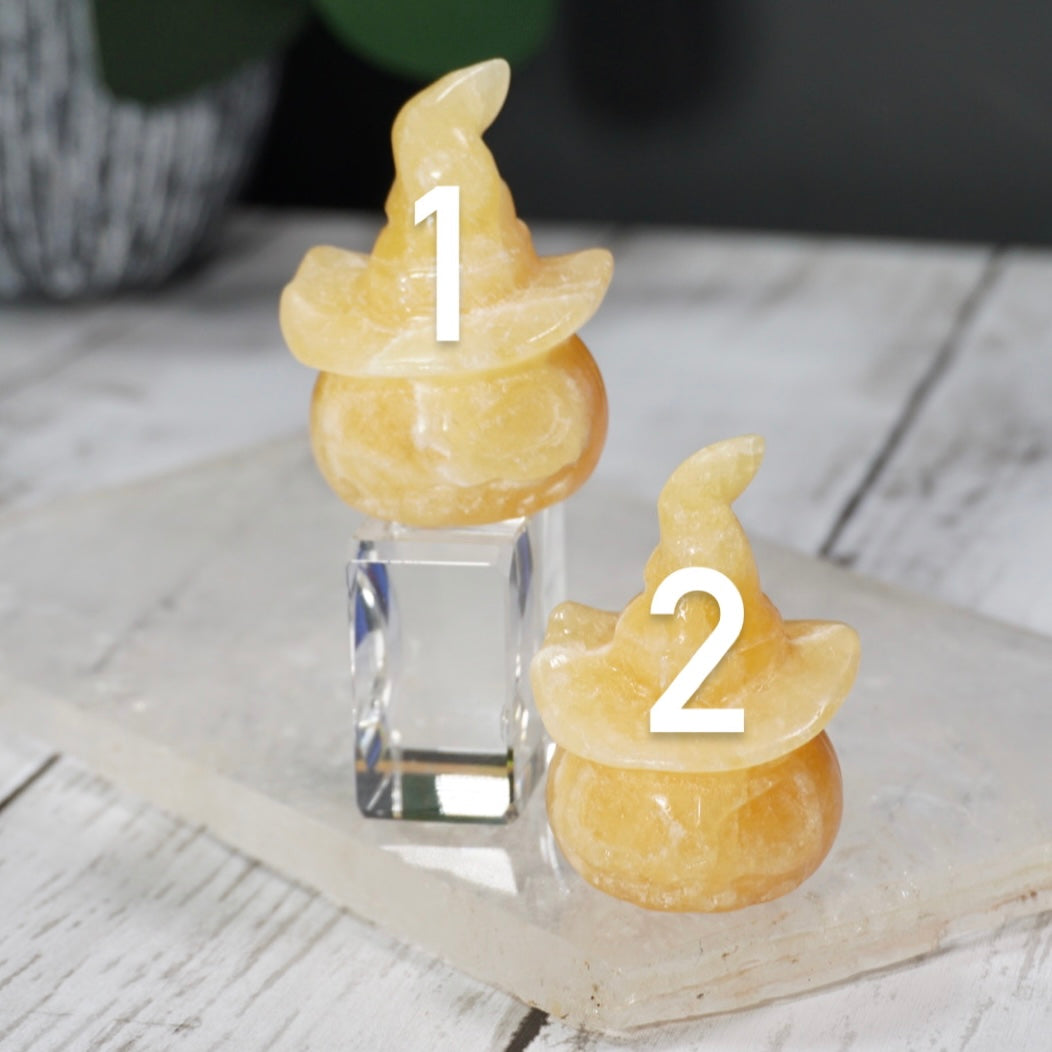 Witchy Crystal Jack O' Lanterns