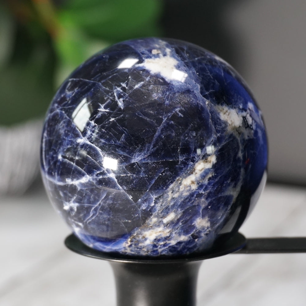 Dark Blue Brazilian Sodalite Sphere