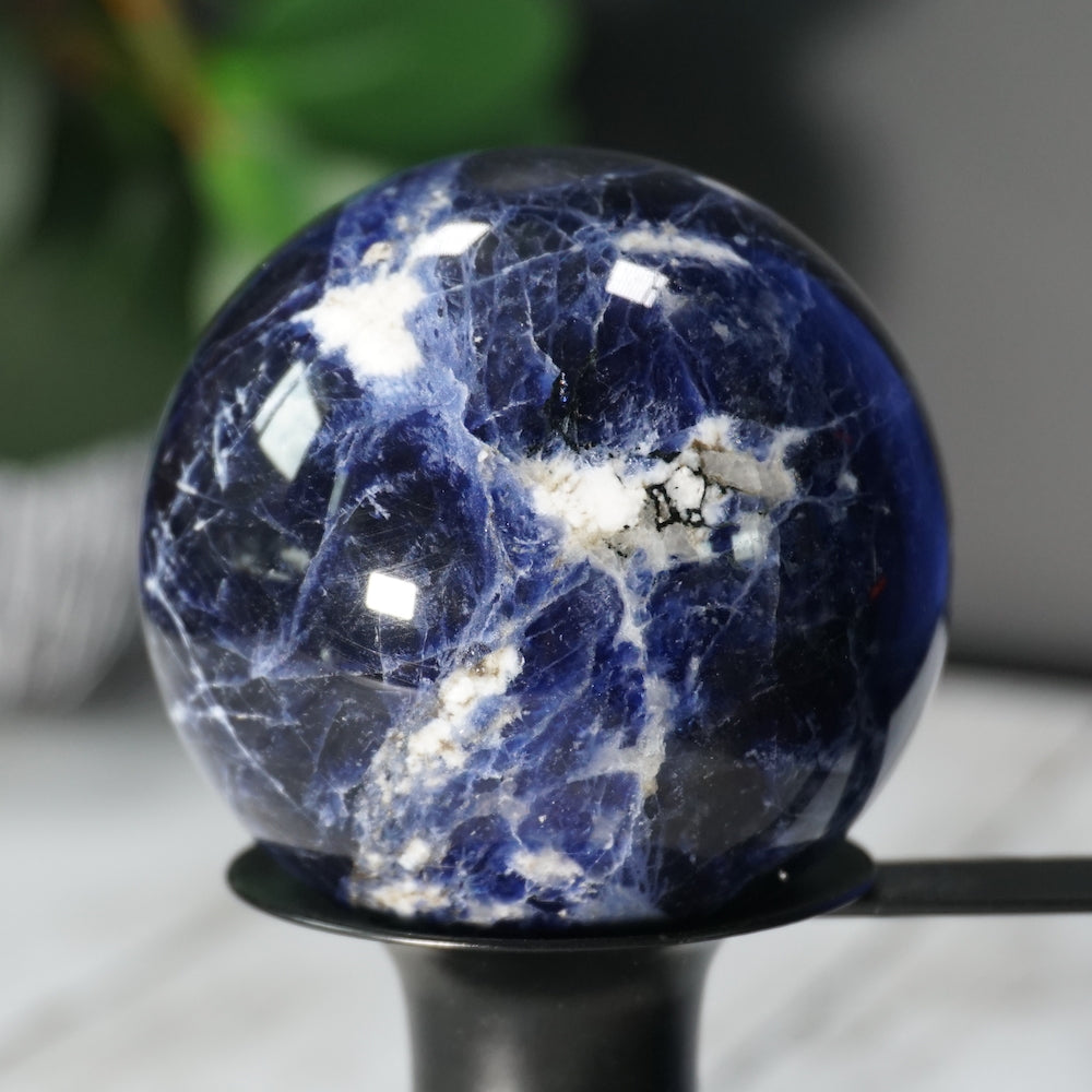 Dark Blue Brazilian Sodalite Sphere