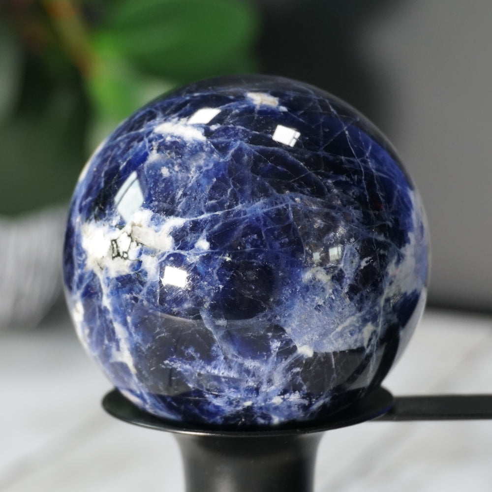 Dark Blue Brazilian Sodalite Sphere