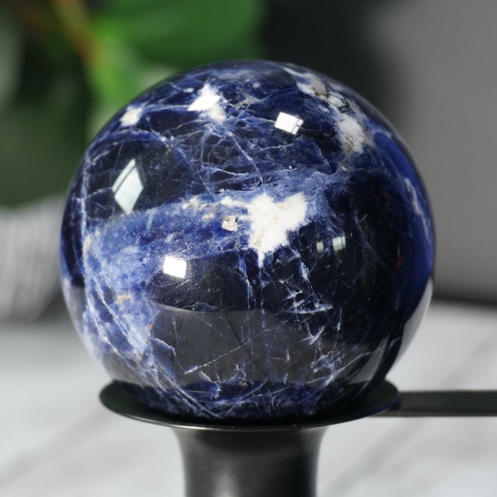 Dark Blue Brazilian Sodalite Sphere