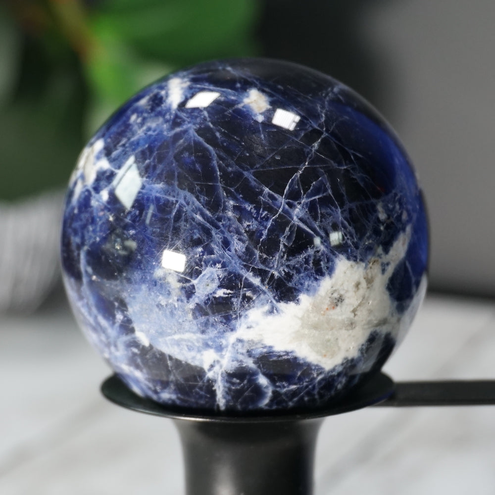 Dark Blue Brazilian Sodalite Sphere