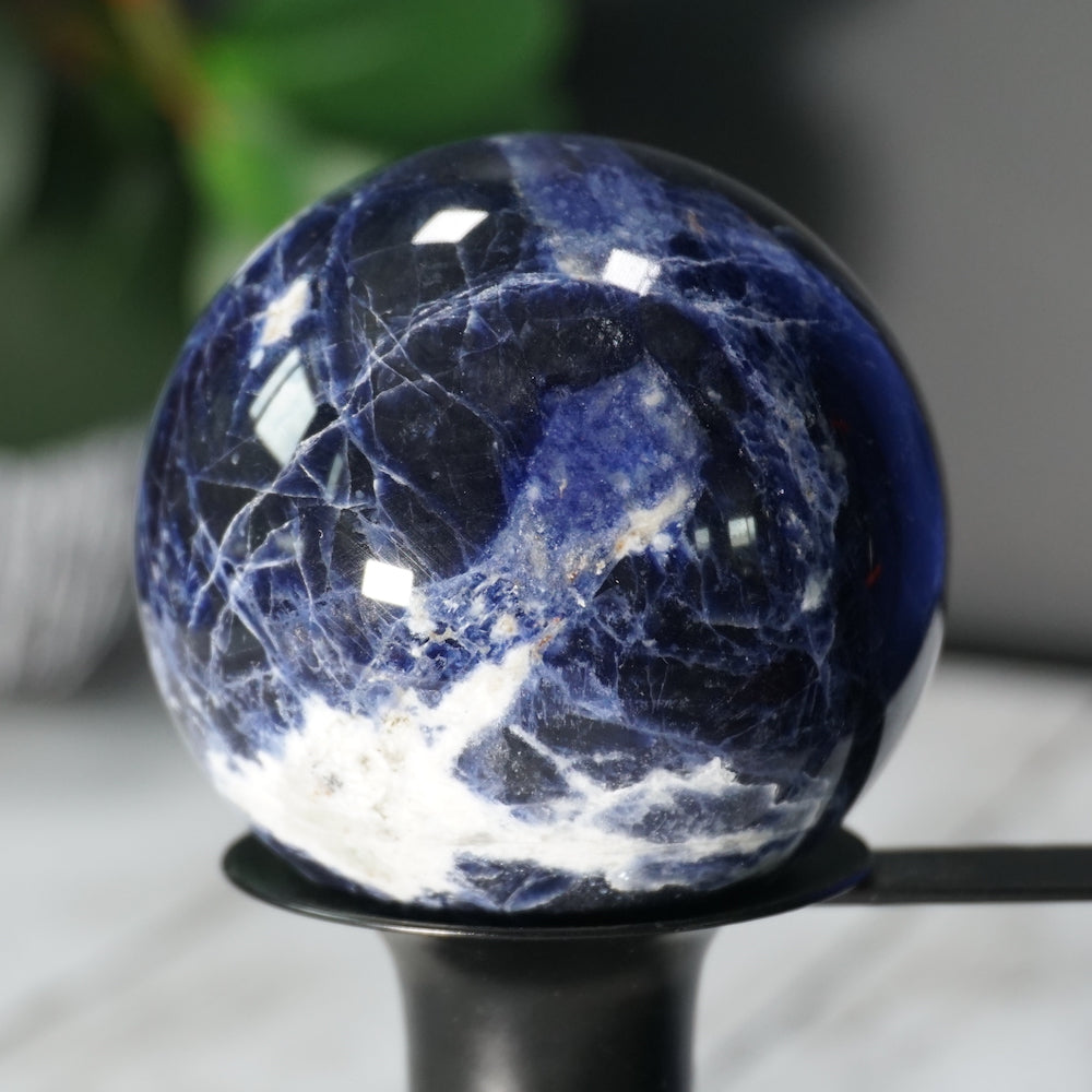 Dark Blue Brazilian Sodalite Sphere