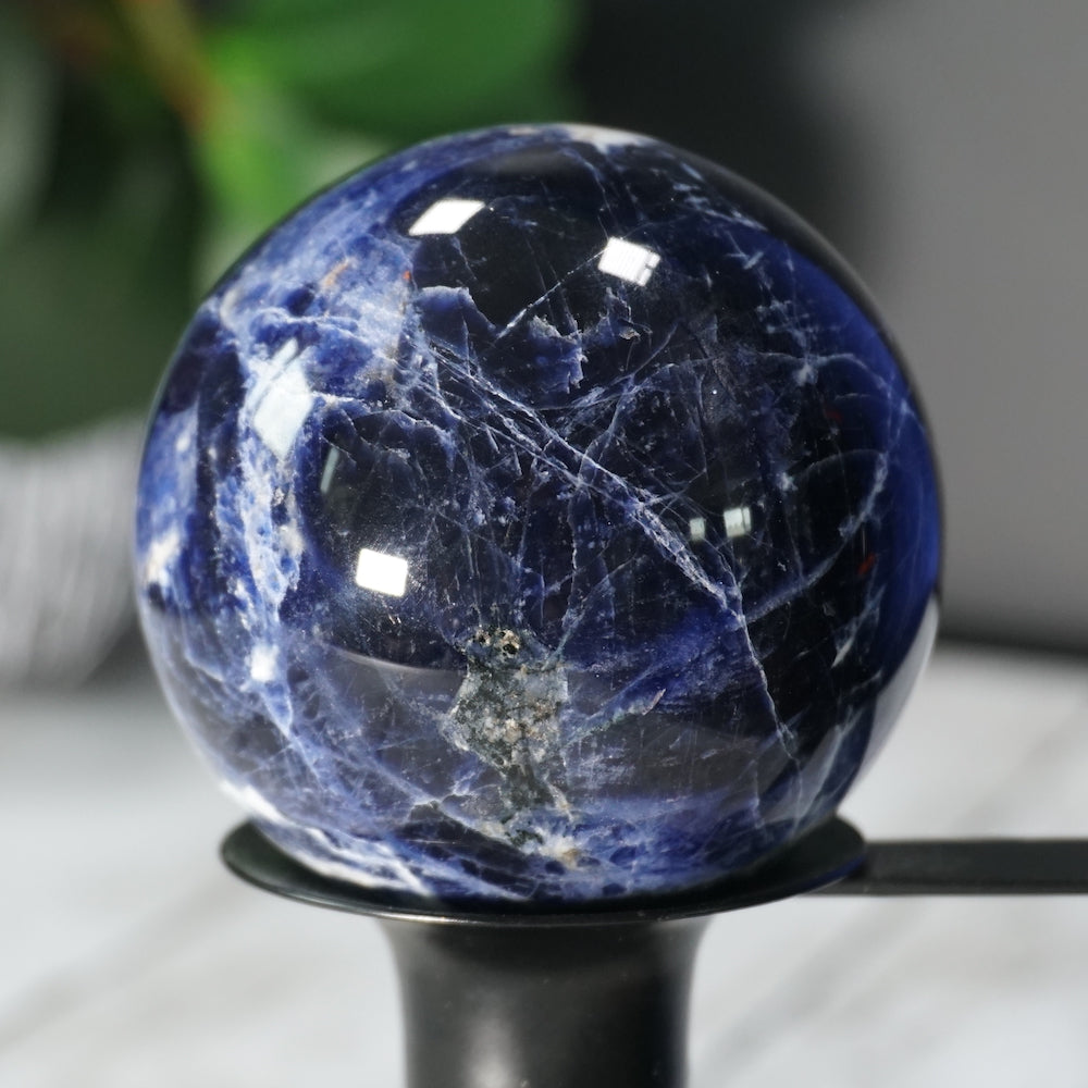 Dark Blue Brazilian Sodalite Sphere