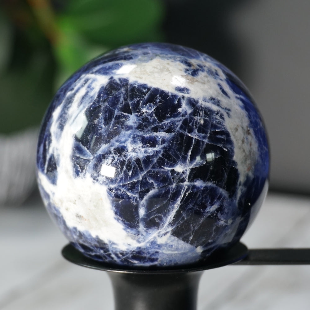 Dark Blue Brazilian Sodalite Sphere