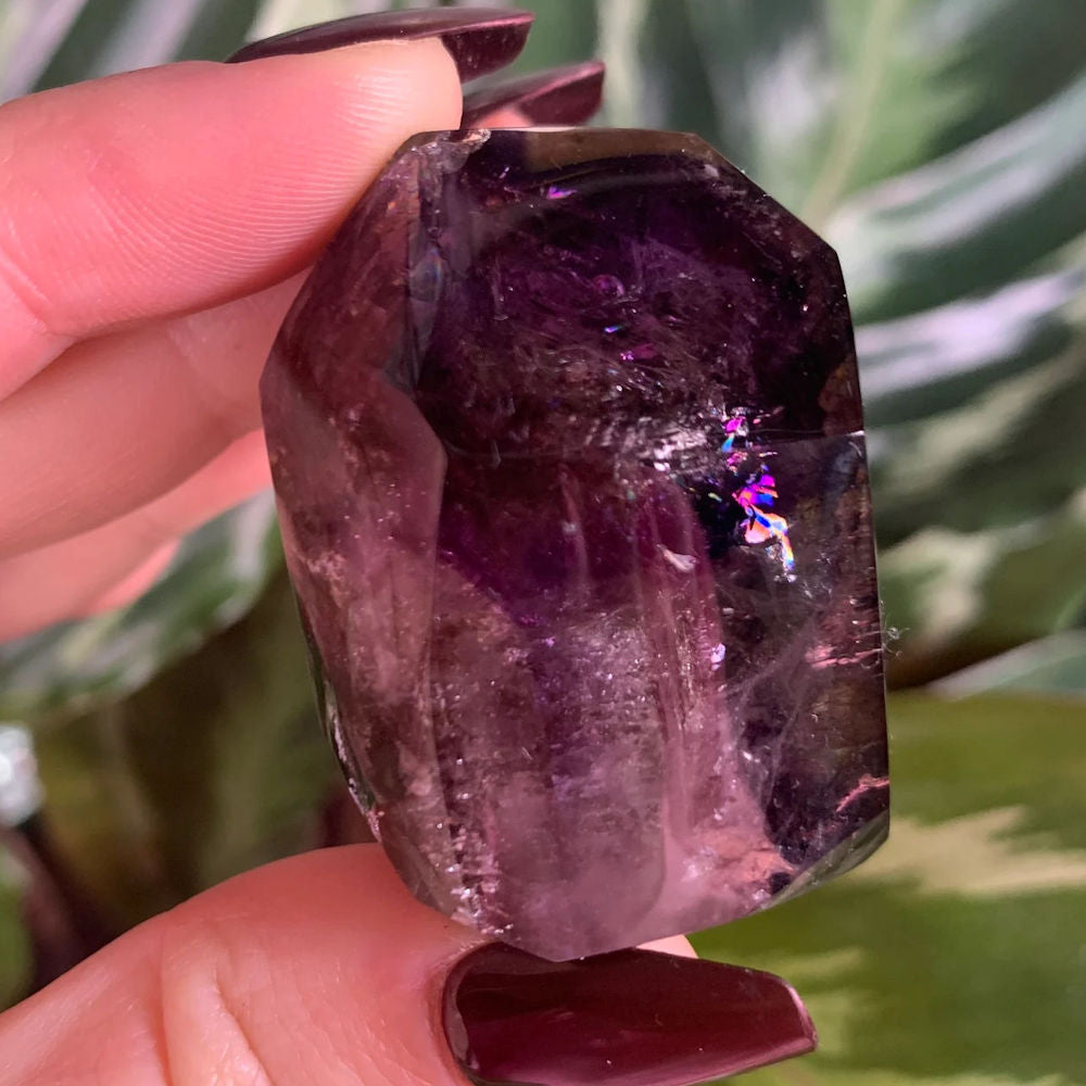 Elestial Smoky Amethyst Enhydro