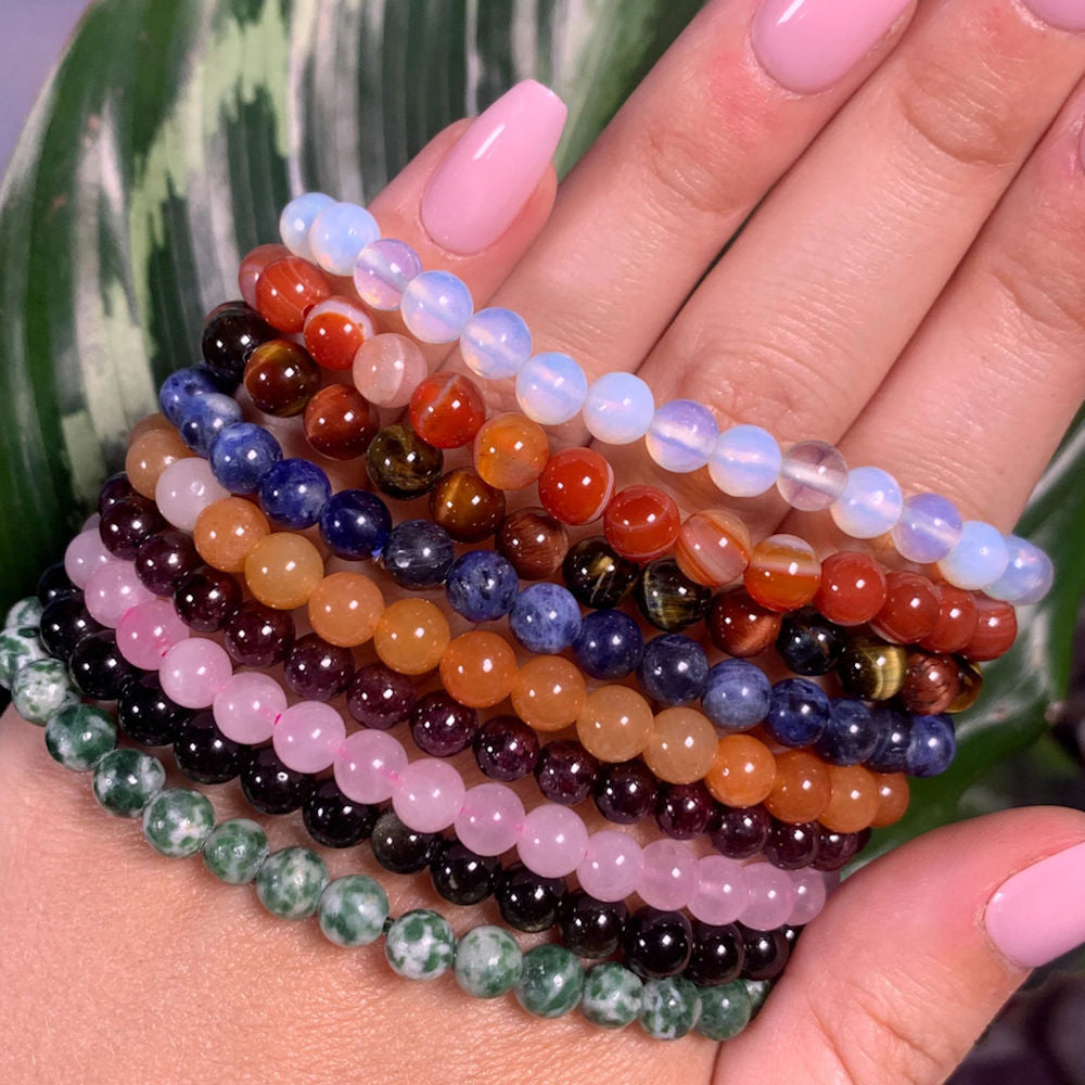 Crystal Bracelets 6mm Stones