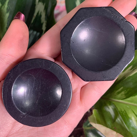 Shungite Crystal Sphere Stand