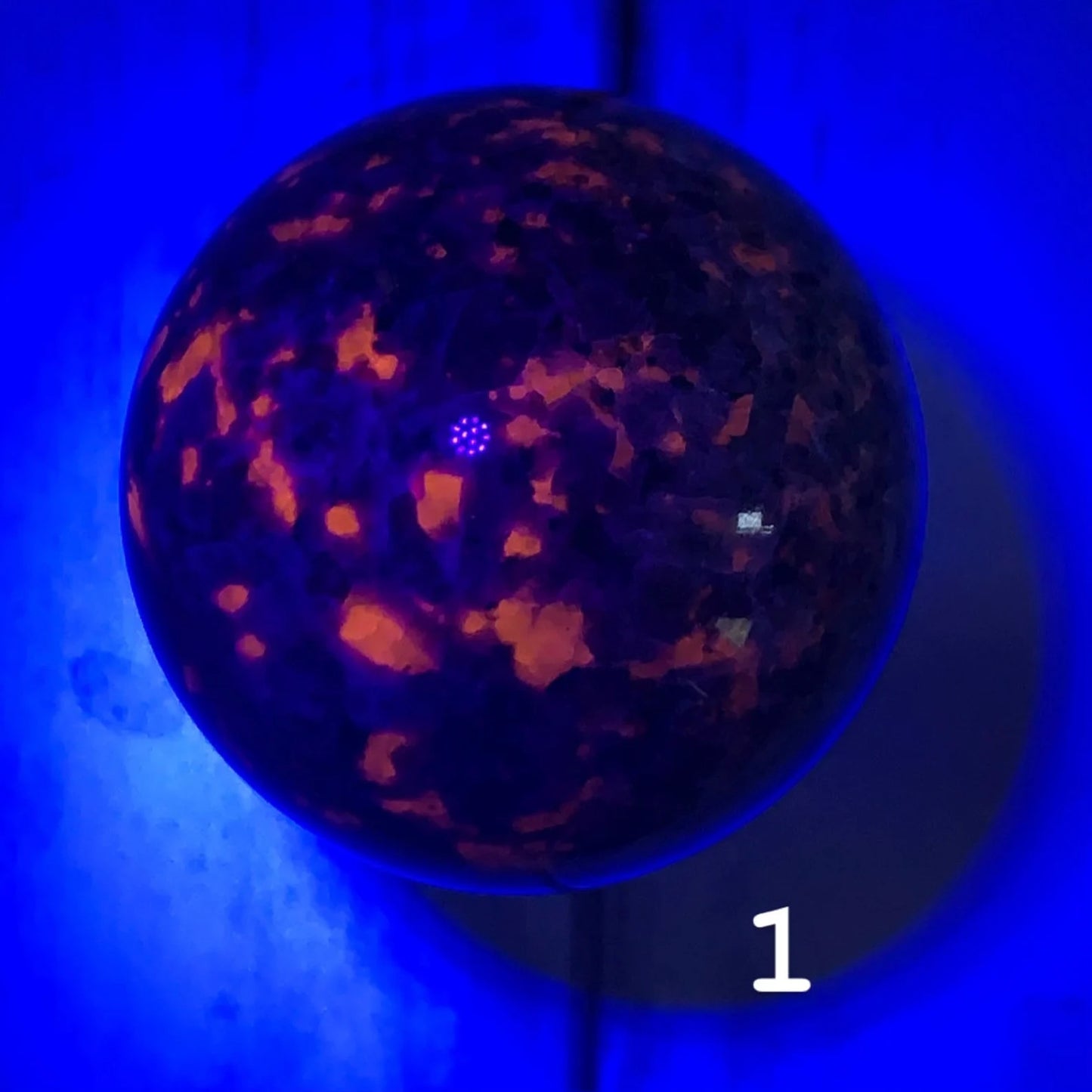 Polished High Quality Yooperlite Spheres | Emberlite | UV Reactive Sodalite Crystal