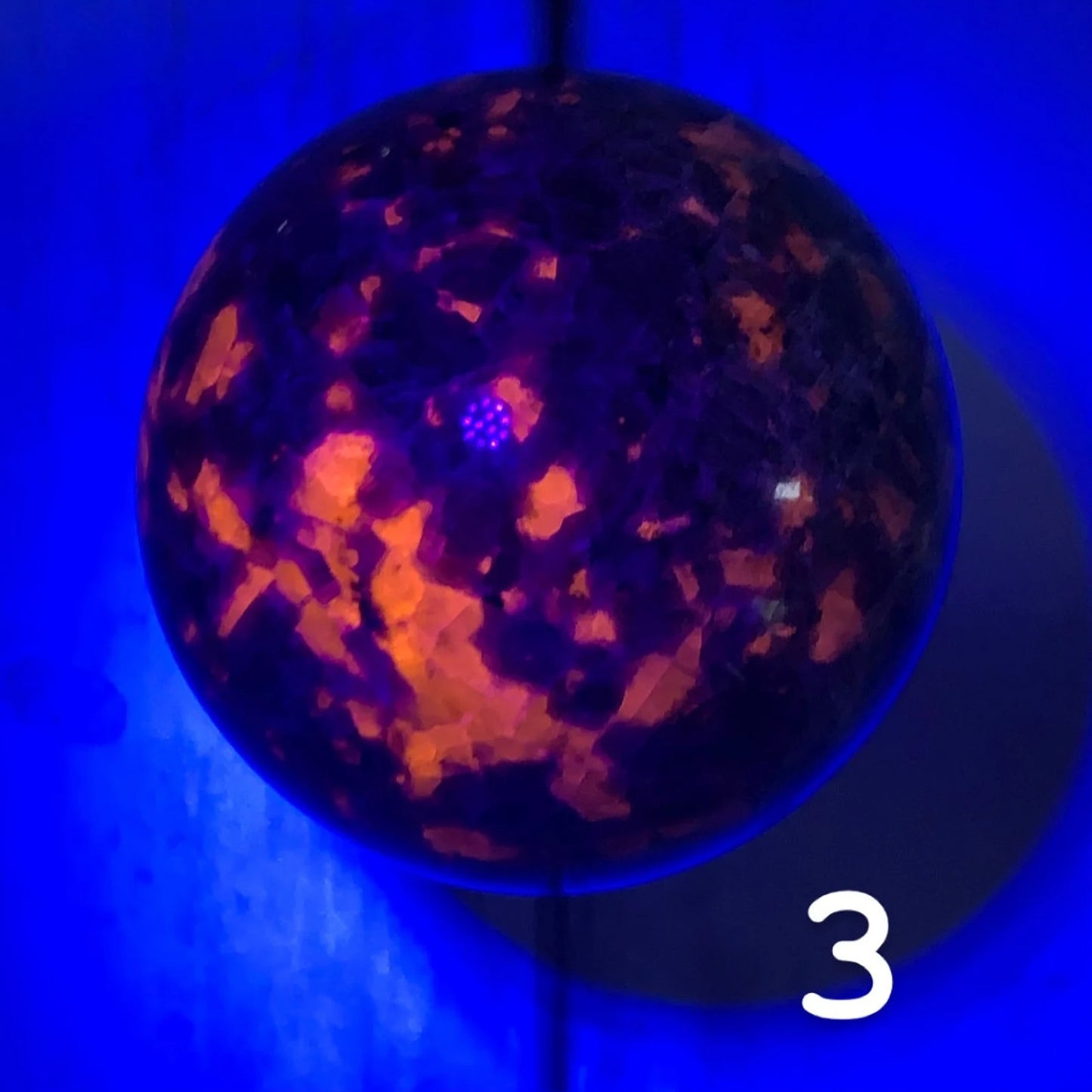 Polished High Quality Yooperlite Spheres | Emberlite | UV Reactive Sodalite Crystal